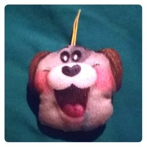 Slobbering puppy from the emoji movie